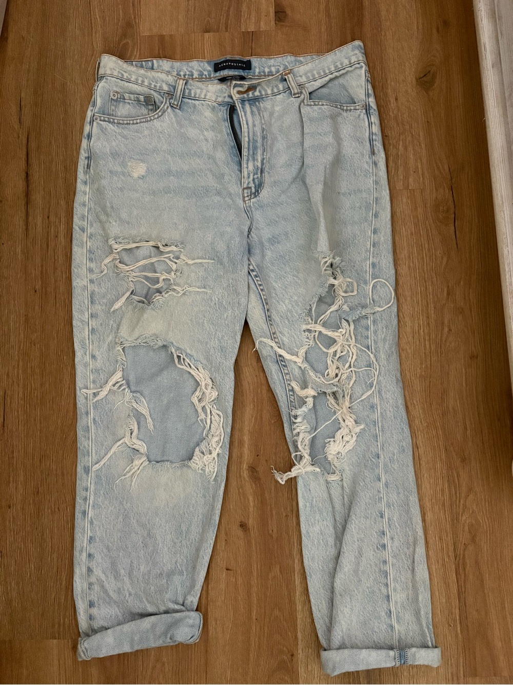 Aeropostale Light Blue Mom Jeans